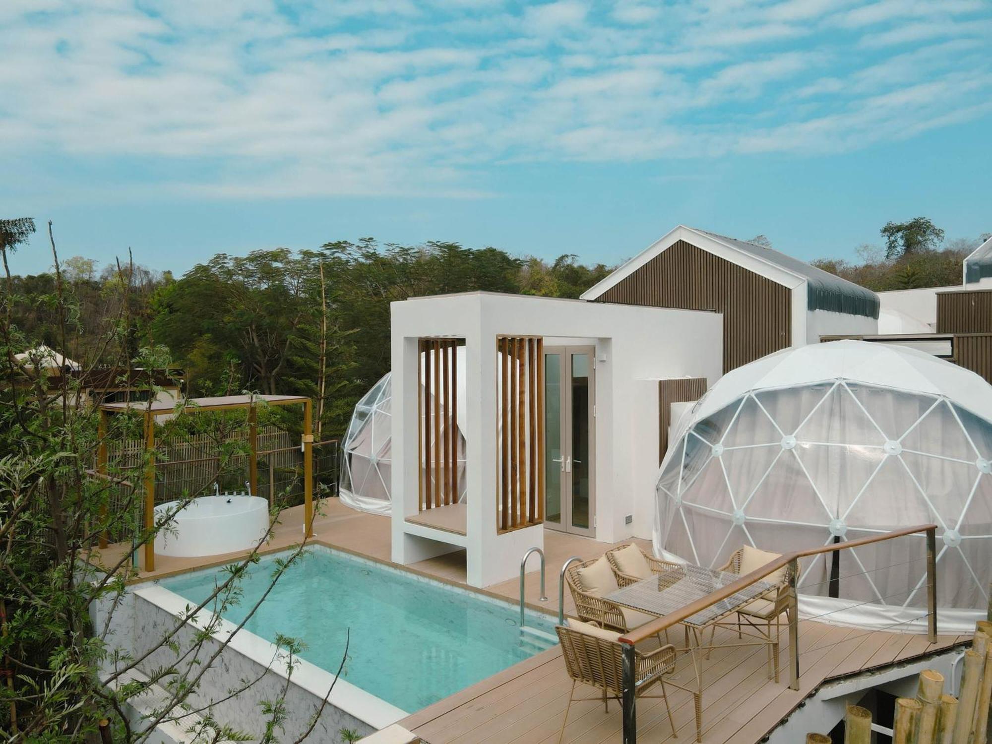 The X10 Nordic Tent And Glamping Pool Villa Khaoyai เขาใหญ่ - Sha Certified Ban Thung Sawang Экстерьер фото